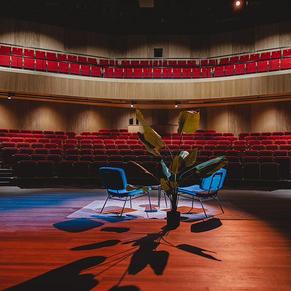 Theaterzaal STUDIOSAVAN Nieuwsbrief