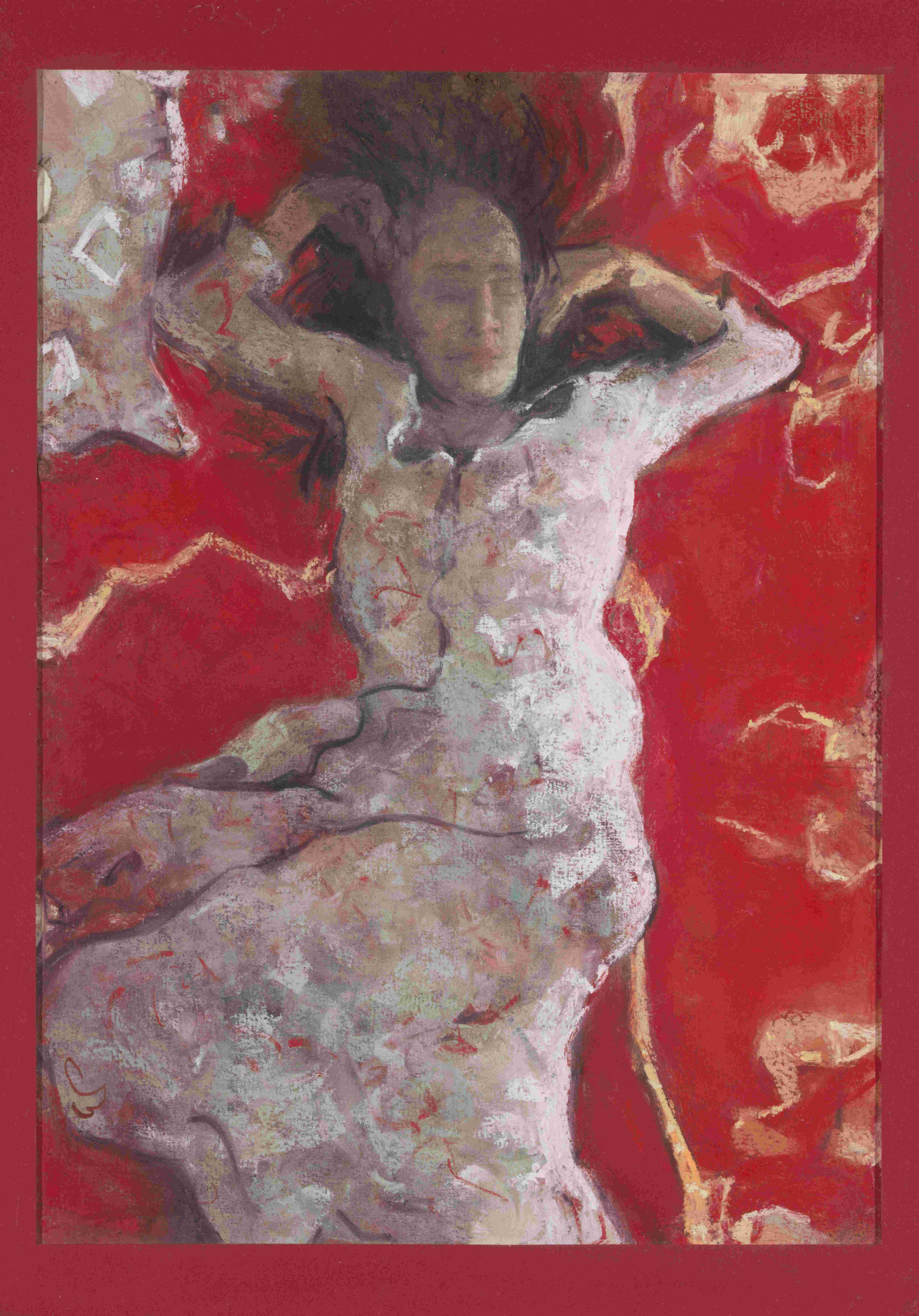 Muze in rood Onno Boerwinkel