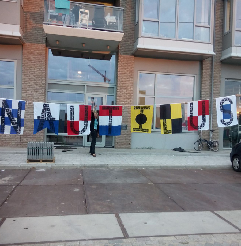 Nautilus vlaggen vierkant Nautilus vlaggen vierkant