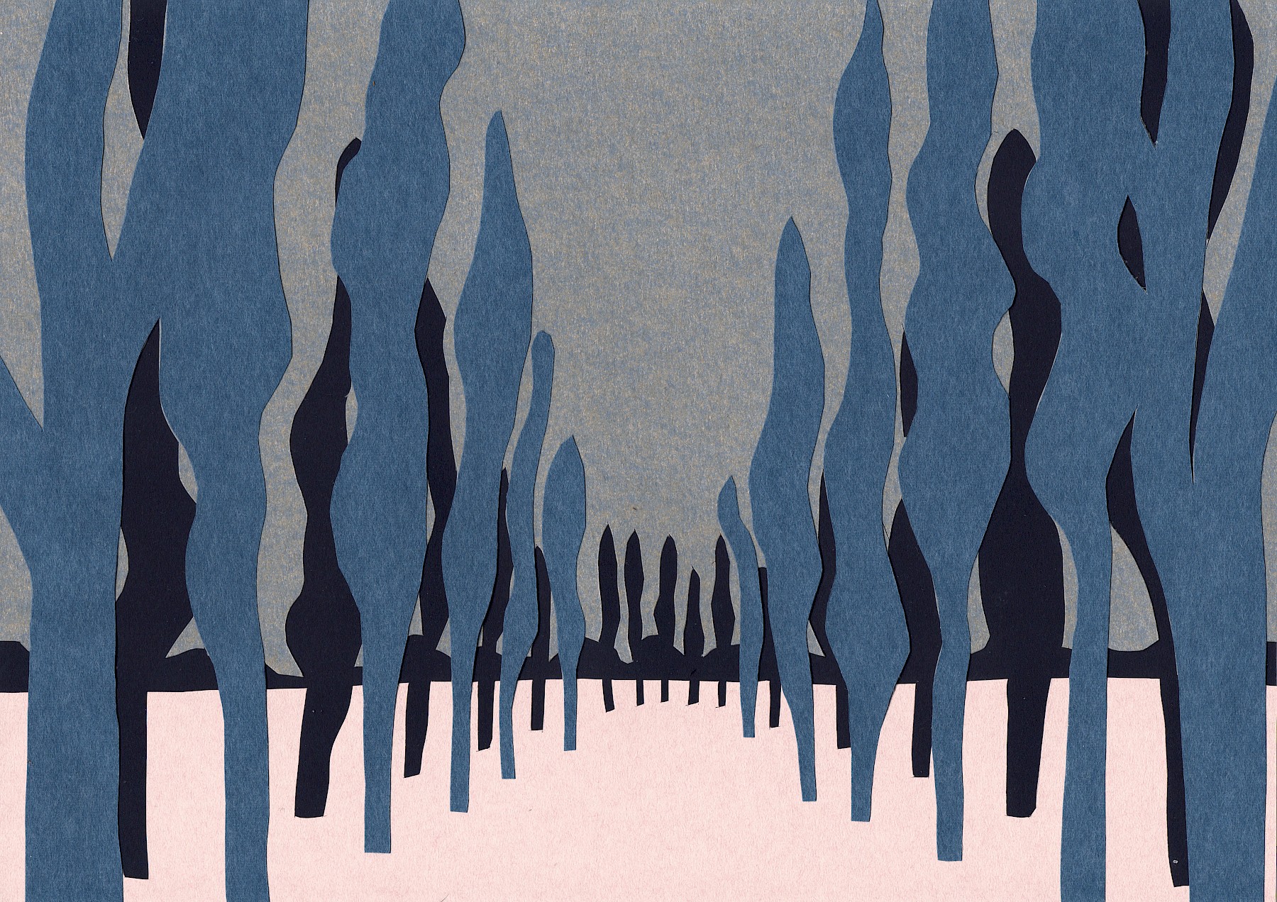 Elianne koolstra illustratie van de groene kathedraal Elianne koolstra illustratie van de groene kathedraal