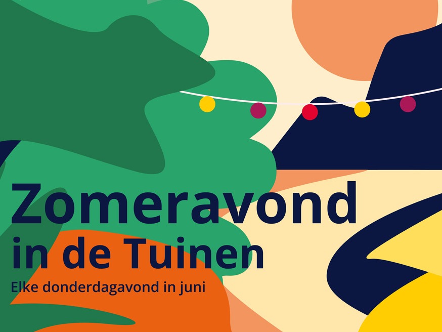 Zomeravond in de tuinen Zomeravond in de tuinen