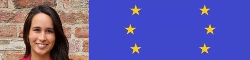 Maura Erentreich; vlag Europese Unie