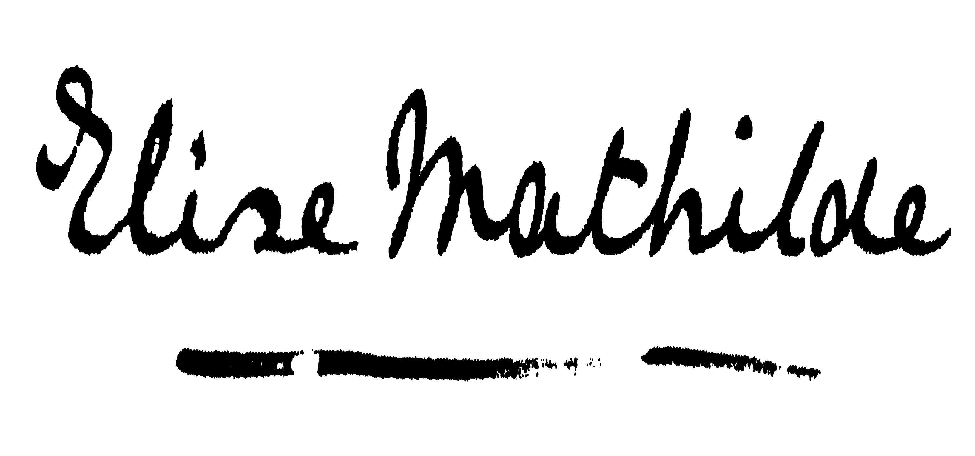 Logo Elise Mathilde (drukkleur pms