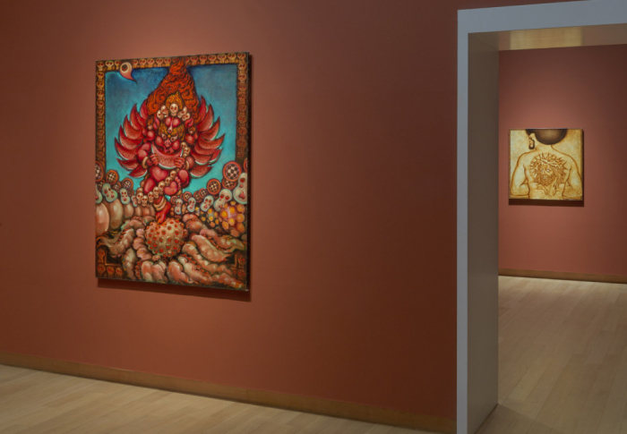 Foto van de martin wong tentoonstelling