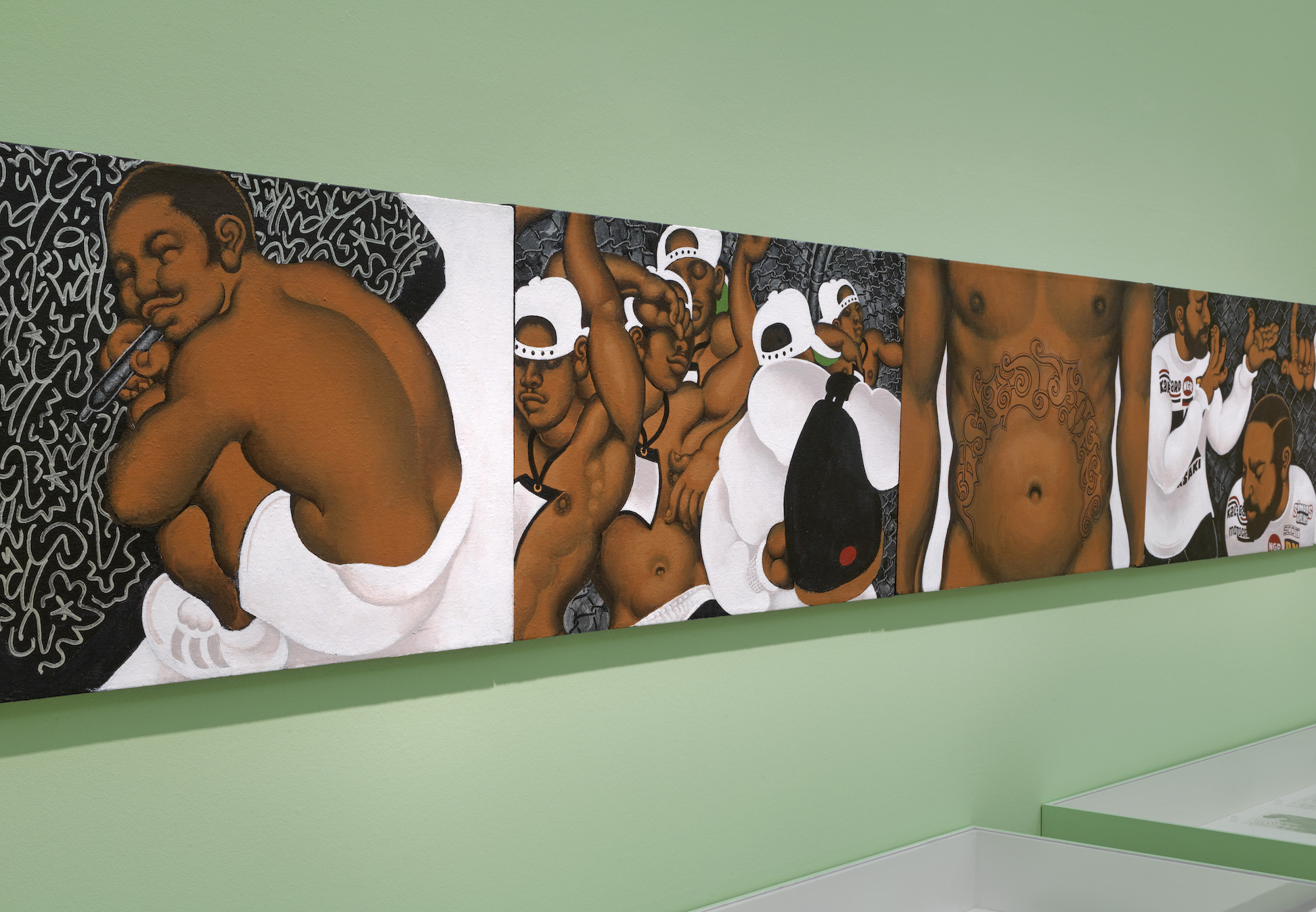 Zaalbeeld Martin Wong tentoonstelling