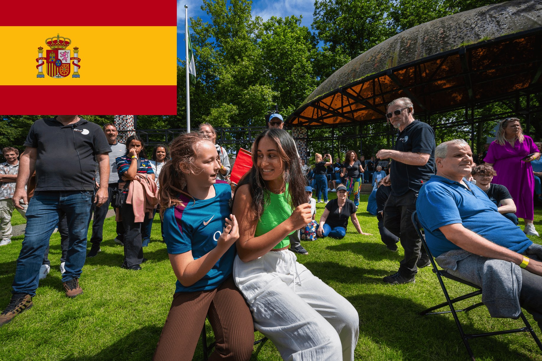 Stoelendans Spaans om