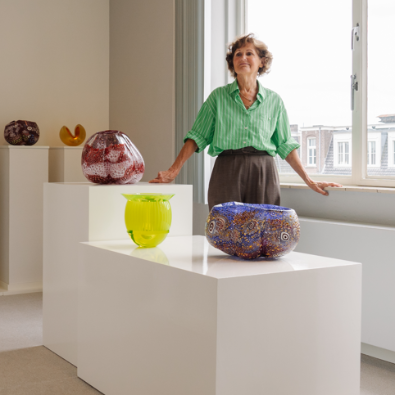 Barbara Nanning in haar atelier