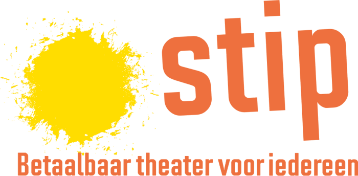 Logo stip oranje met tekst