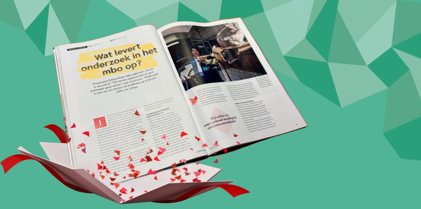 Lees het artikel Wat levert onderzoek in het mbo op (bron Onderwijsblad)