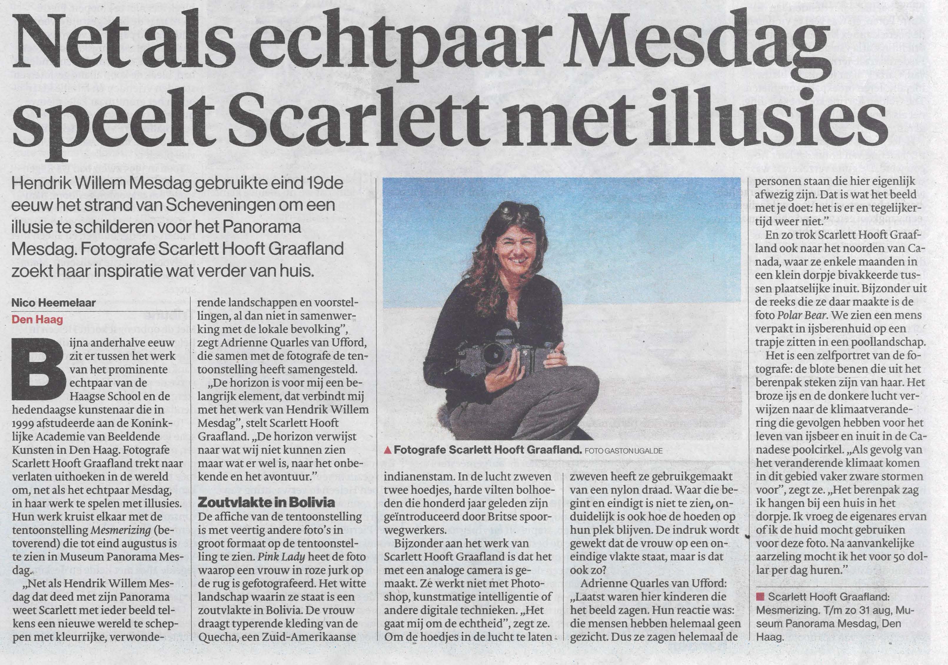 AD Den Haag maart Scarlett Hooft Graafland