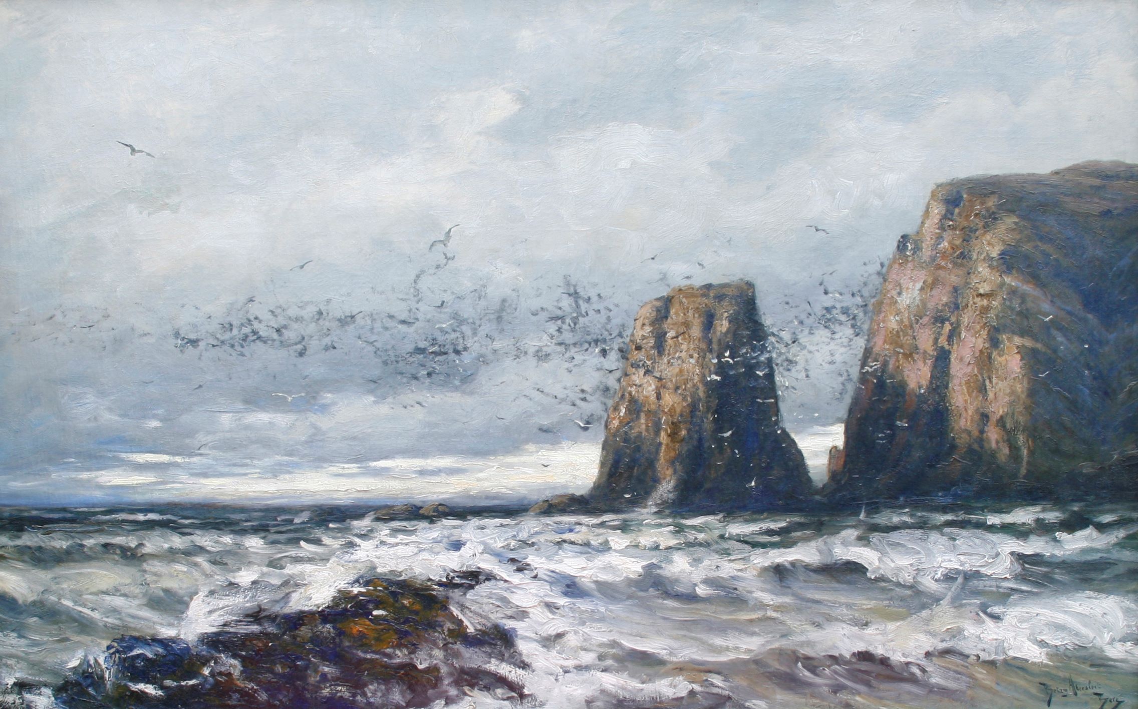 Betzy Akersloot Berg Bij Gjesvaer Collectie Museum Tromps Huys Vlieland klein