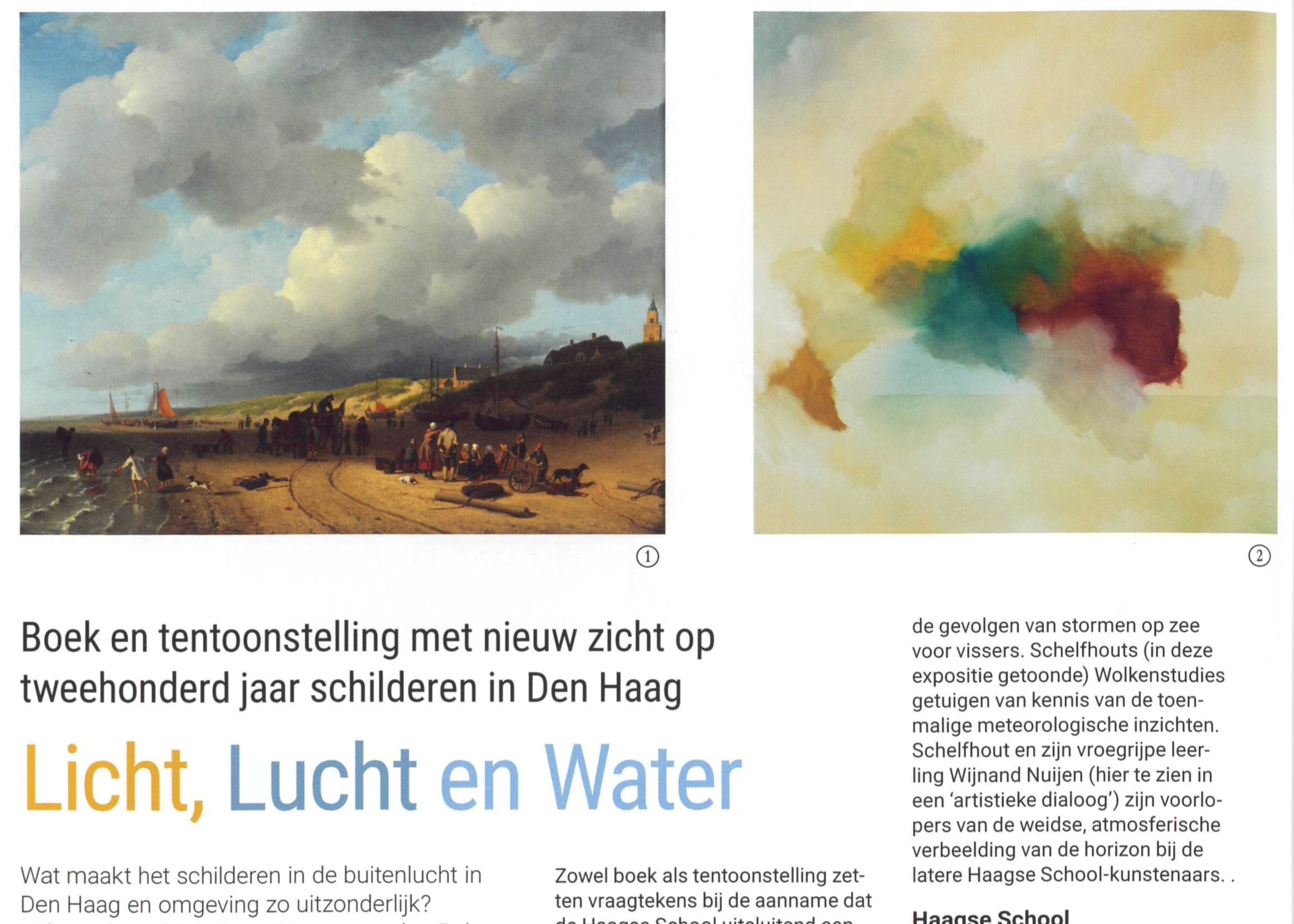 Pulchri Magazine jaargang nr Licht Lucht Water Wim van Cleef page