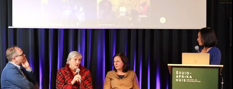 Panel discussion led by Jinna Smit Photo YouTube Zuid Afrika Huis