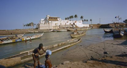 Castle of Elmina in Ghana