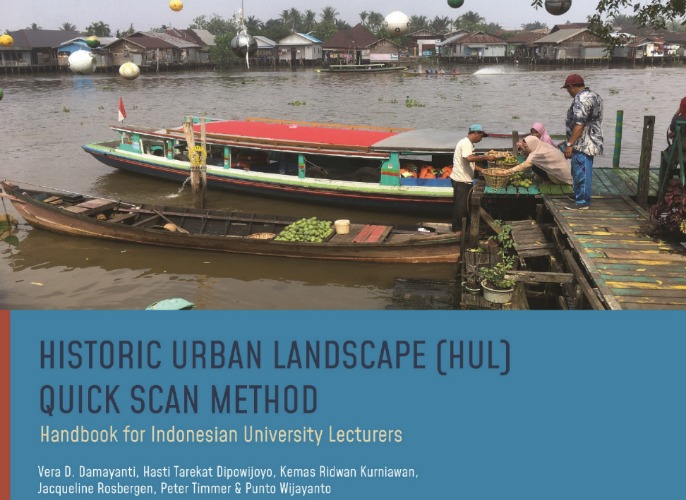 Detail cover of the English version of Historic Urban Landscape (HUL) Quick Scan Method.