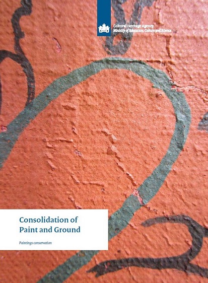 Cover publication with paint on surface
