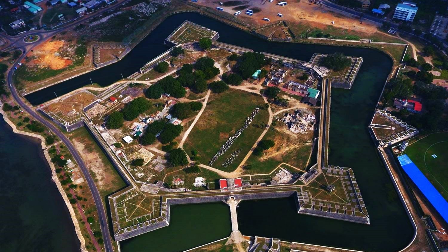 The former VOC-fortress in Jaffna, Sri Lanka