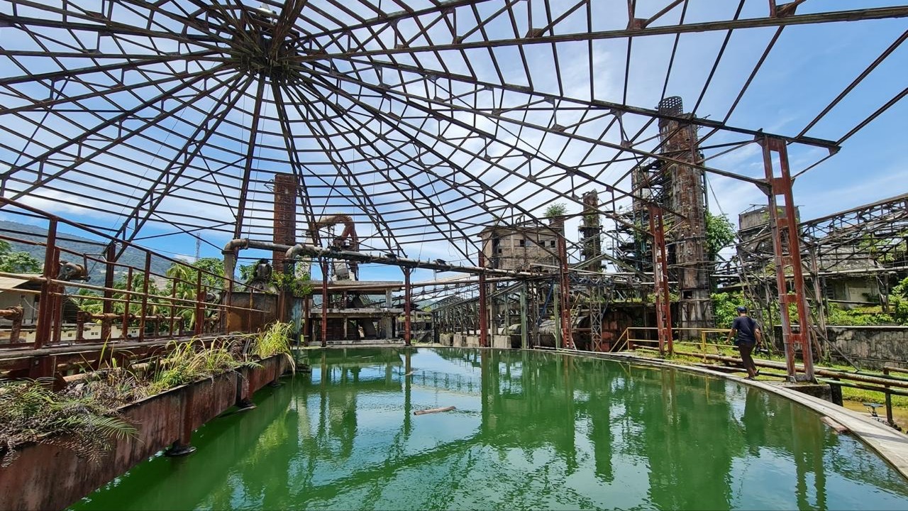 Indarung I cementnt factory, located in Padang, West Sumatra, Indonesia