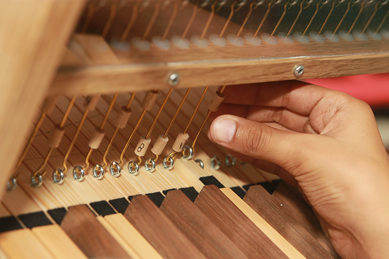 During the demonstration of the “Orgelkids organ” at the RK Choir School in Paramaribo (photo: Stephen Fokké).