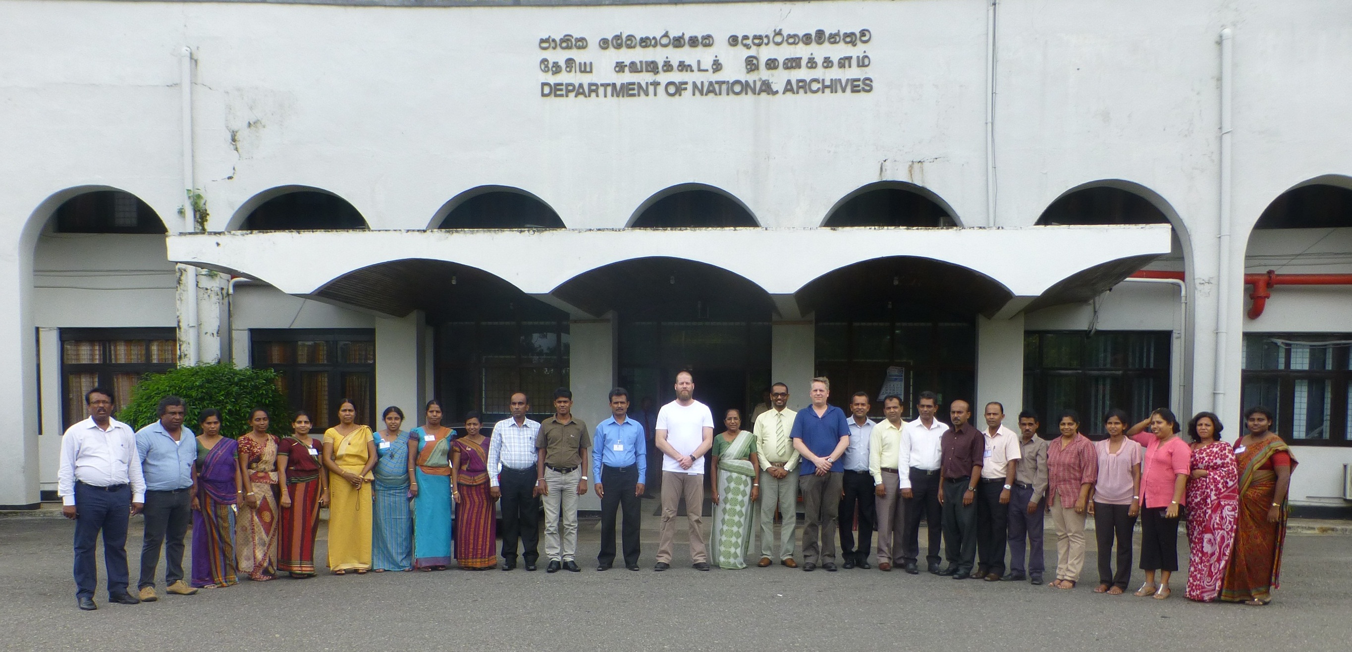 Marc Stappers and Bart Ankersmit during an Indoor Climate workshop at the National Archives, Sri Lanka, 2015. Marc Stappers and Bart Ankersmit during an Indoor Climate workshop at the National Archives, Sri Lanka, 2015.