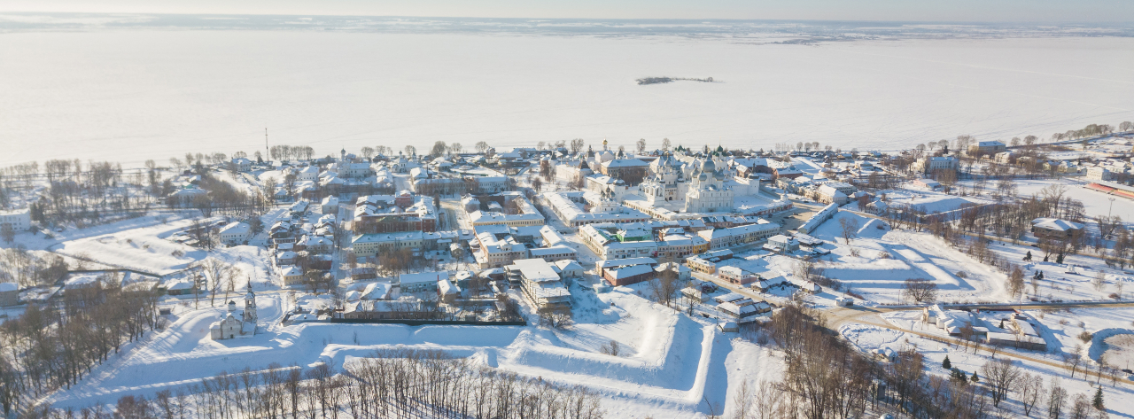 Rostov fortress in Russia seen from above (photo Anton Polevoda)