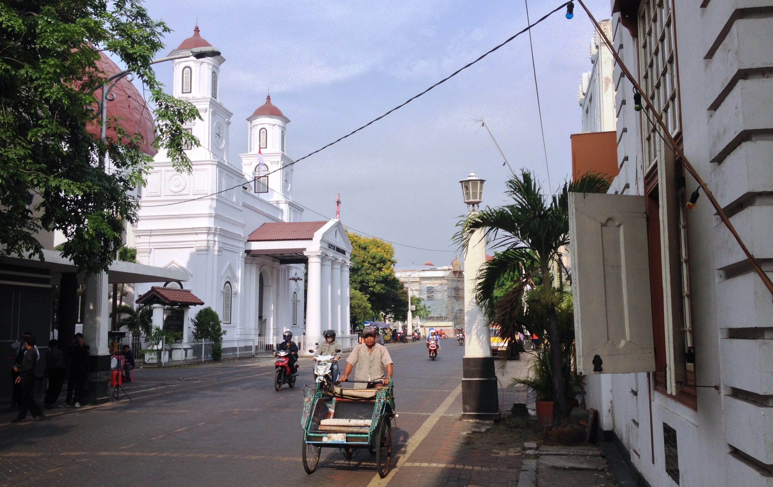 The old inner-city of Semarang (Kota Lama) in Indonesia (photo: Peter Timmer, Cultural Heritage Agency of the Netherlands)