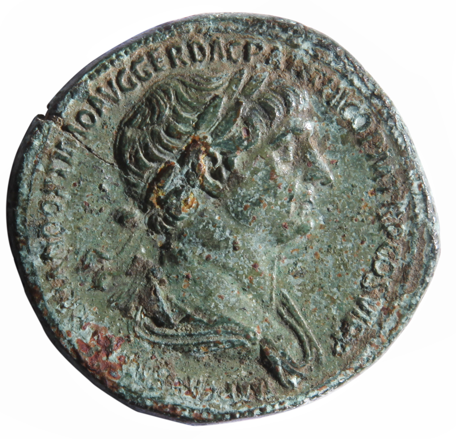 Sestertius Trajanus Foto Diederick Habermehl