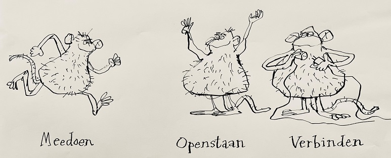 Tekening Meedoen openstaan verbinden