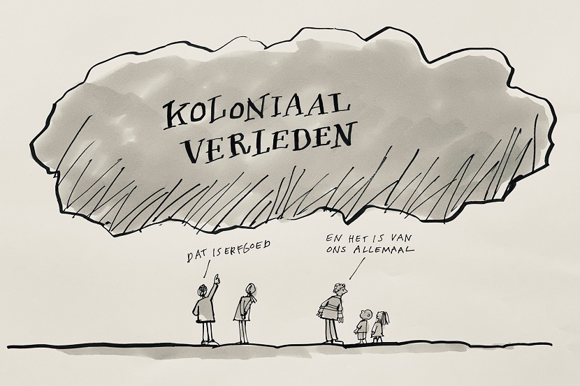 Tekening koloniaal verleden