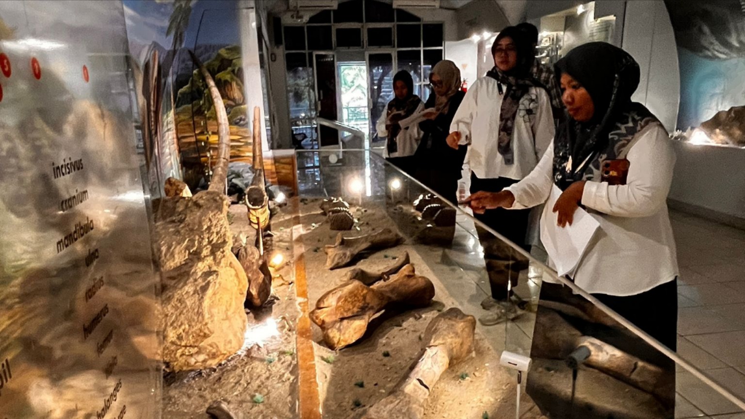 Participants of the risk management training at Sangiran Early Man Museum