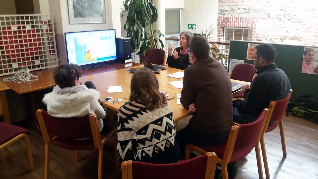 SAHRA staff at an information-sharing and GIS training seminar organised by Rijkswaterstaat and the Cultural Heritage Agency of the Netherlands (photo: Herman Hootsen).