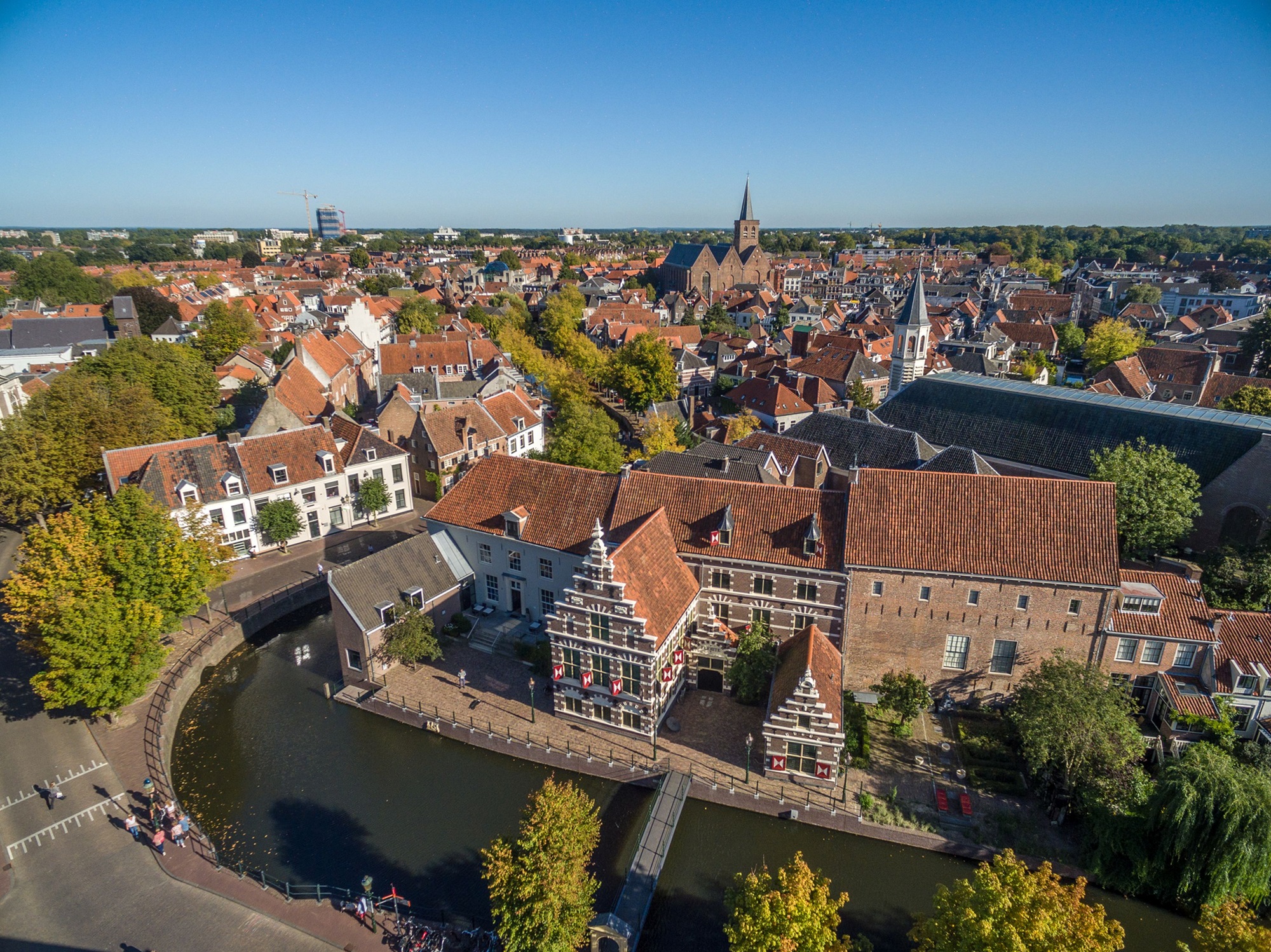 Museum Flehite uit de lucht